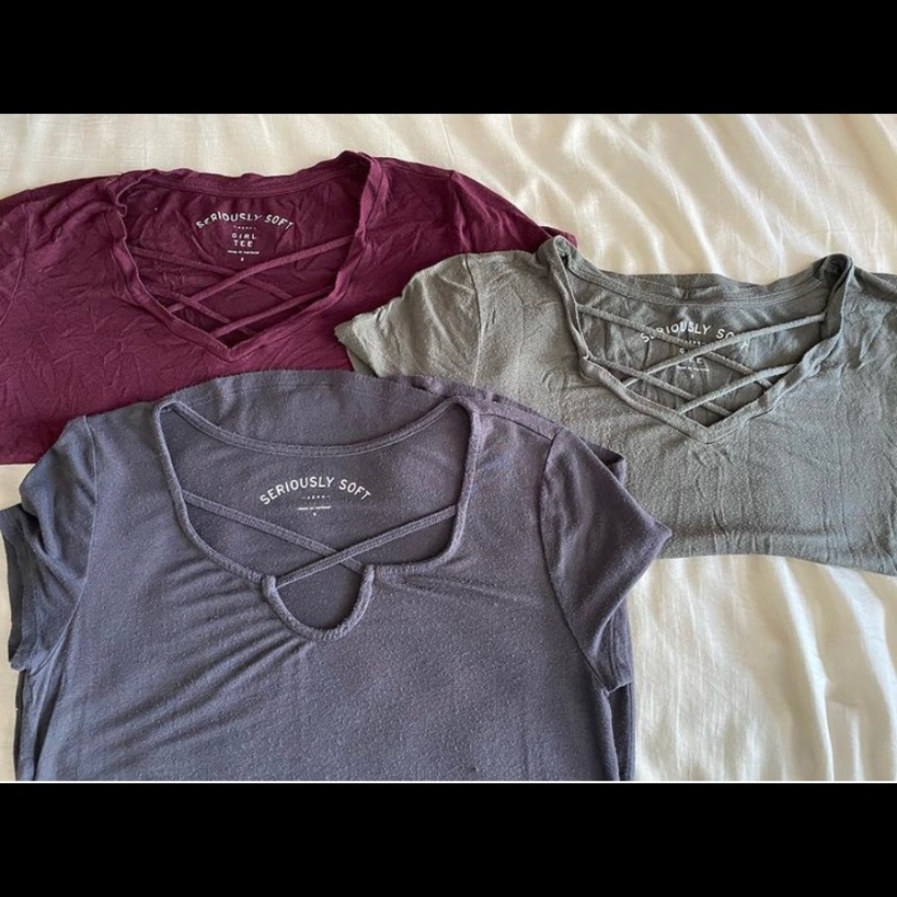 Aeropostale Cross Neck Shirts Bundle